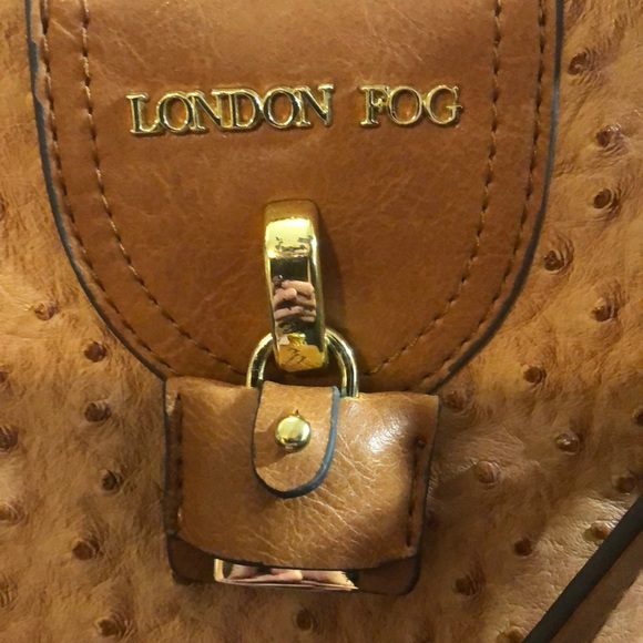 Authentic London Fog Ostrich Lark Satchel - Picture 2 of 16